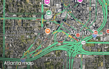 Atlanta map